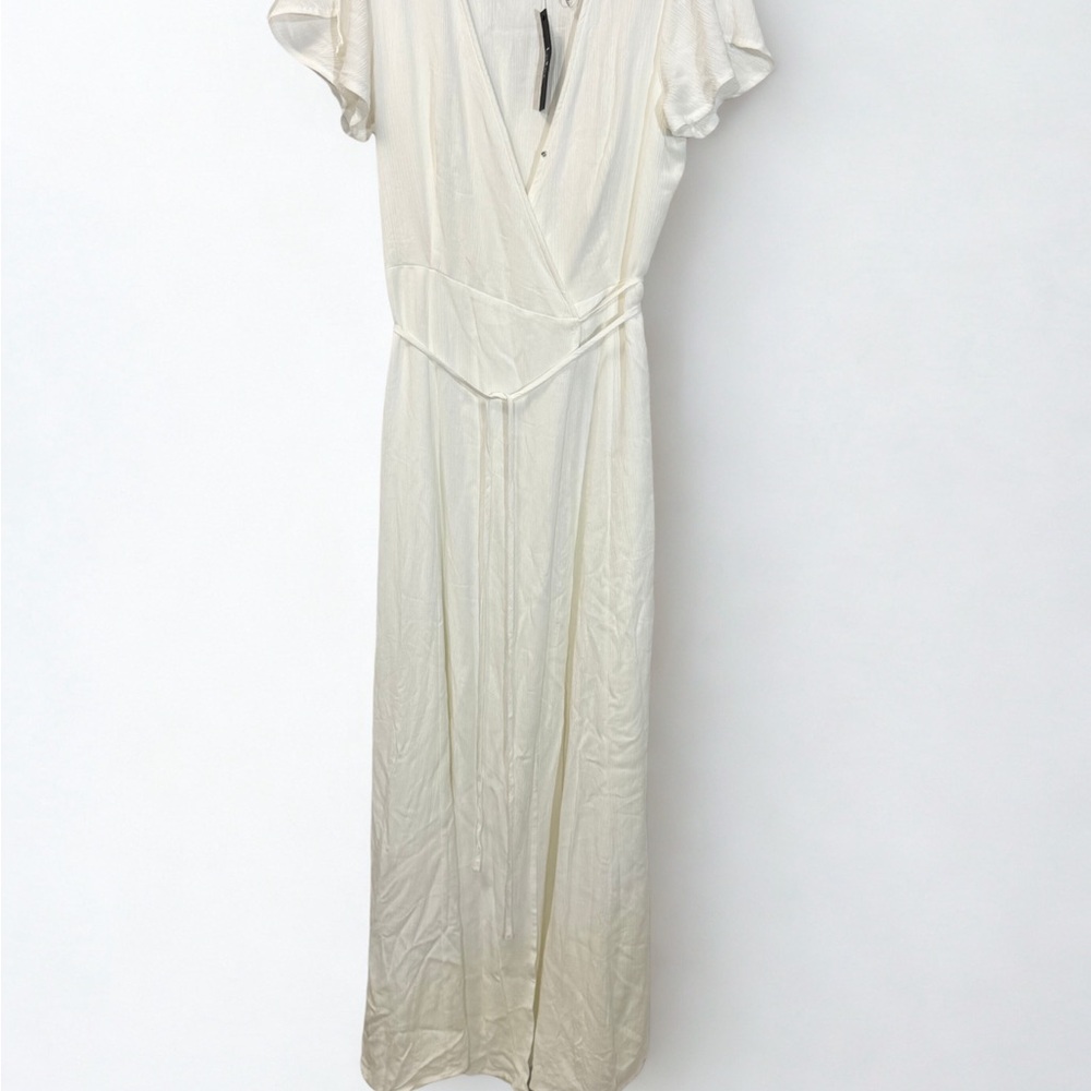 Lulu's Cream Maxi Dress